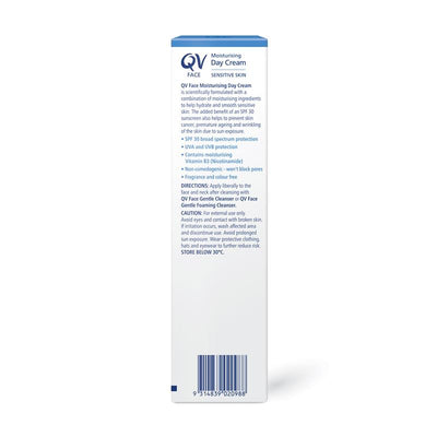 Ego QV Face Moisturising Day Cream SPF30 125g - Daily Protection & Hydration