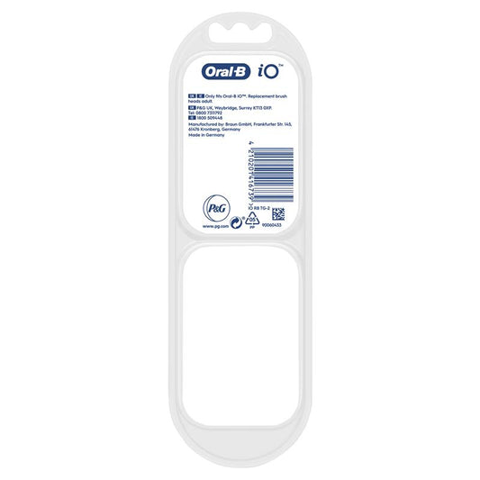 Oral-B iO Specialized Clean Brush Heads - White (2 Pack)-Auzzi Store