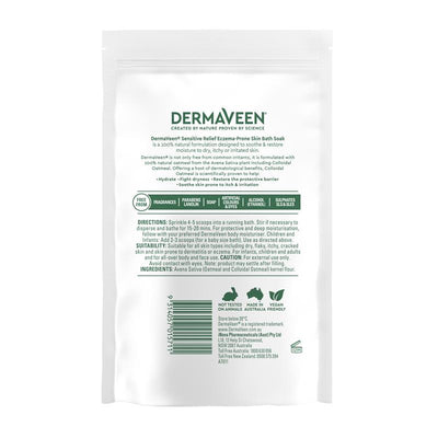 DermaVeen Sensitive Relief Bath Soak 200g for Eczema & Itchy Skin