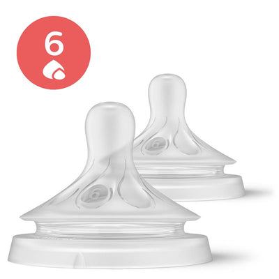 Avent Natural Response Teats 9 Month+ Flow 6 - 2 Pack