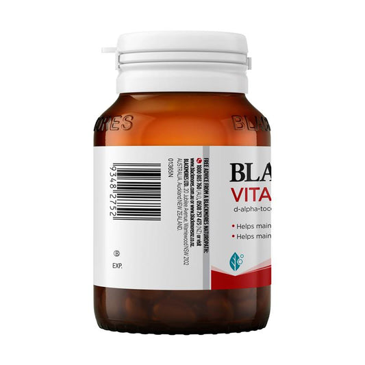 Blackmores Vitamin E 1000 IU Antioxidant Supplement – 30 Capsules – view 2