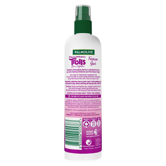 Palmolive Fashion Girl Detangling Spray Rose Kisses 250mL - Tangle-Free Hair Solution – view 2 - Auzzistore