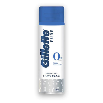 Gillette PURE SubZero Icy Cool Shaving Foam for Men, 245g
