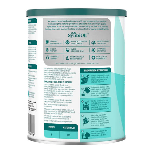 Oli6 Stage 4 Dairy Goat Milk Drink Junior - 800g of Nutritional Goodness - Auzzi Store