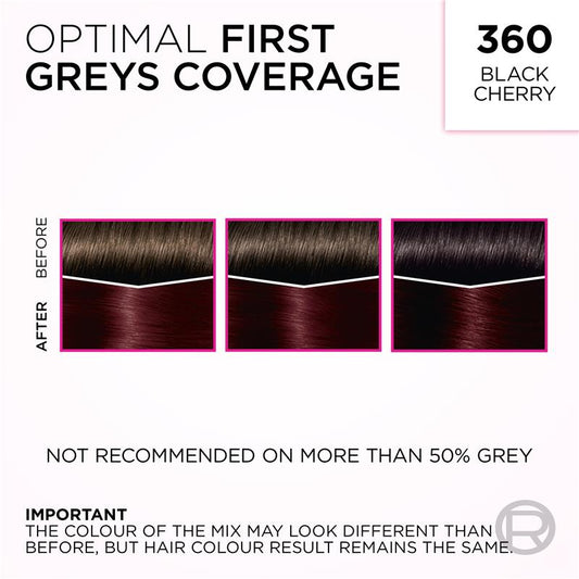 L'Oreal Paris Casting Creme Gloss - 360 Black Cherry (Ammonia Free)-Auzzi Store