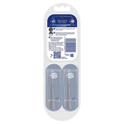 Oral-B iO Advanced Clean Electric Toothbrush Refills - Black, 4 Pack