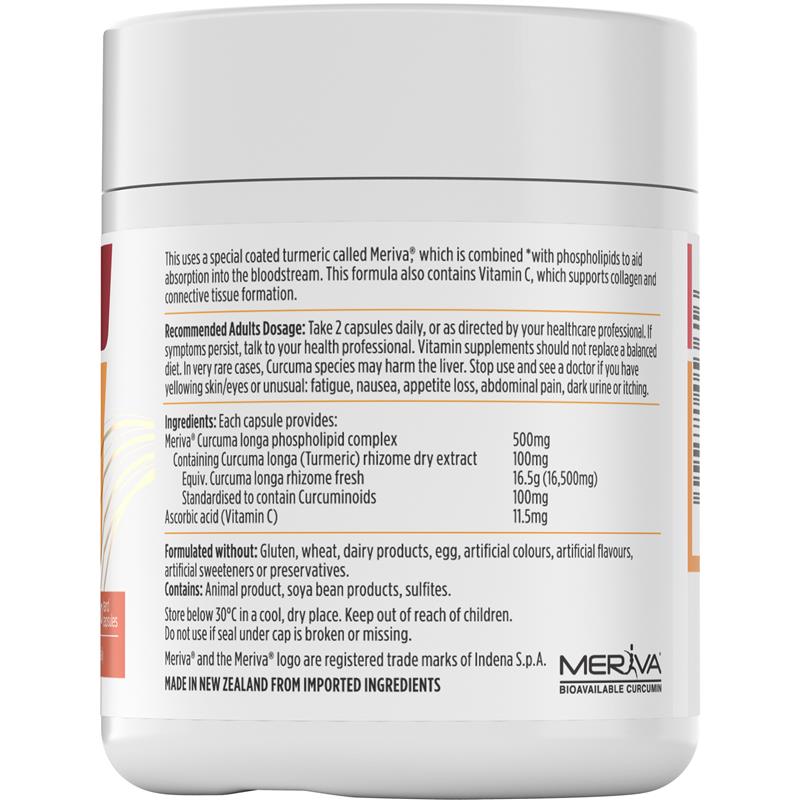 Nutra-Life Bio-Curcumin Turmeric with Meriva® & Vitamin C – 60 Capsules