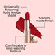 MCoBeauty Creme Matte Luxe Lipstick Ruby Rouge – view 2