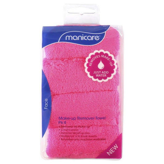 Manicare Reusable Make-Up Remover Towels 4 Pack - Auzzi Store