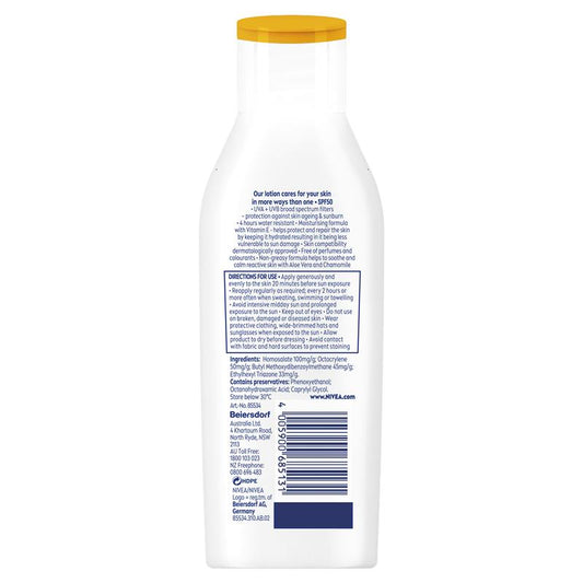 NIVEA Sun Sensitive Protect SPF50 Sunscreen Lotion - 200ml - Auzzi Store