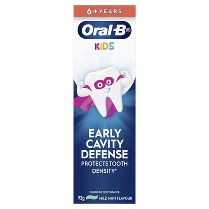 Oral-B Kids Toothpaste Early Cavity Defence 6+ Yrs - 92g