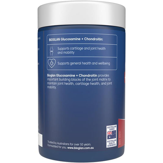 Bioglan Glucosamine + Chondroitin - 180 Tablets for Joint Mobility – view 2
