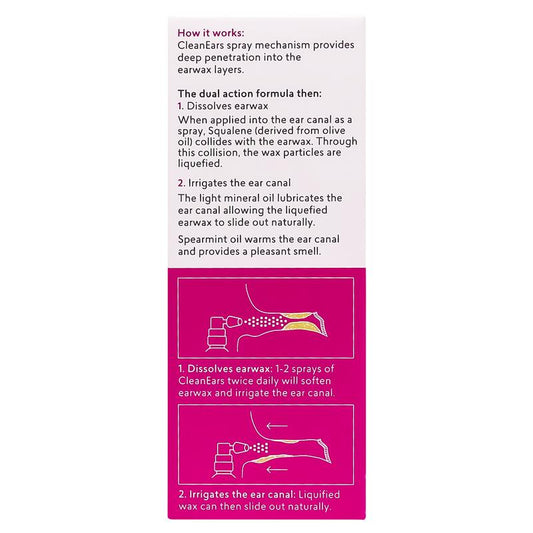 BioRevive Clean Ears Spray 30ml - Gentle Earwax Removal Solution-Auzzi Store