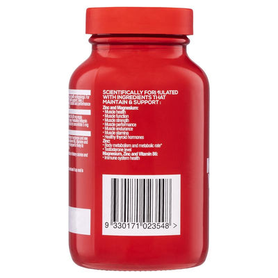 BSc Zinc Magnesium Vitamin B6 - 60 Tablets for Muscle Strength and Libido Enhancement