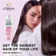 L'Oreal Paris Elvive Glycolic Gloss Shampoo 200ml - At-Home Hair Glossing Treatment – view 2 - Auzzistore