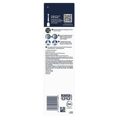 Oral-B Power Toothbrush Floss Action Refills - 3 Pack