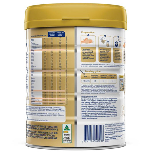 Biostime SN-2 BIO PLUS HPO Follow-On Formula Stage 2 - 800g – view 2