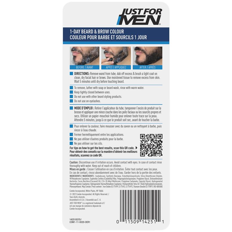 Just For Men Beard & Brow Gel - Light Brown (Dye-Free)