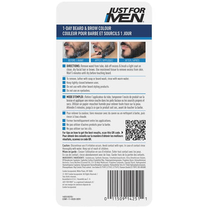 Just For Men Beard & Brow Gel - Light Brown (Dye-Free)