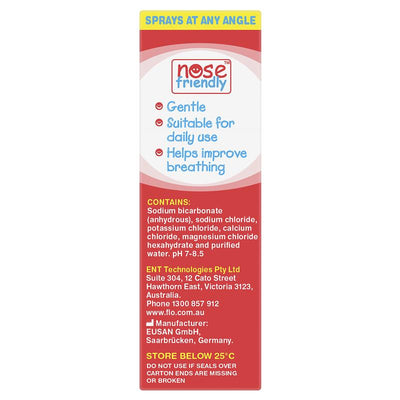 FLO Kids Saline Nasal Spray 15ml - Gentle Relief for Congested Noses