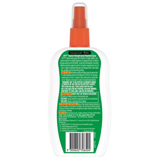 Off! Tropical Strength Insect Repellent Pump 175g - Long-Lasting Protection Against Biting Bugs-Auzzi Store