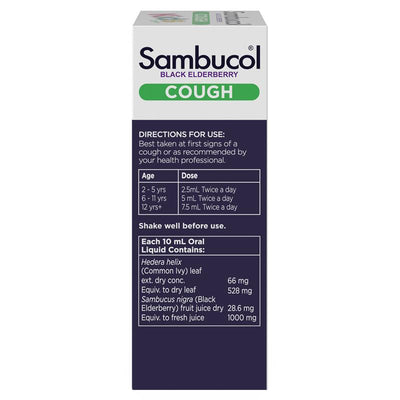 Sambucol Kids Cough Liquid - Black Elderberry 120ml