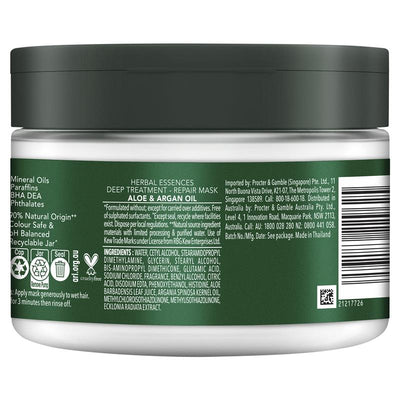 Herbal Essences Bio Renew Argan Oil & Aloe Deep Repair Mask 300ml