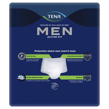 TENA Men Active Fit Plus Incontinence Pants S/M 9 Pants