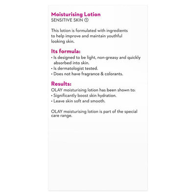 Olay Moisturising Lotion Sensitive 150mL - All-Day Hydration for Sensitive Skin