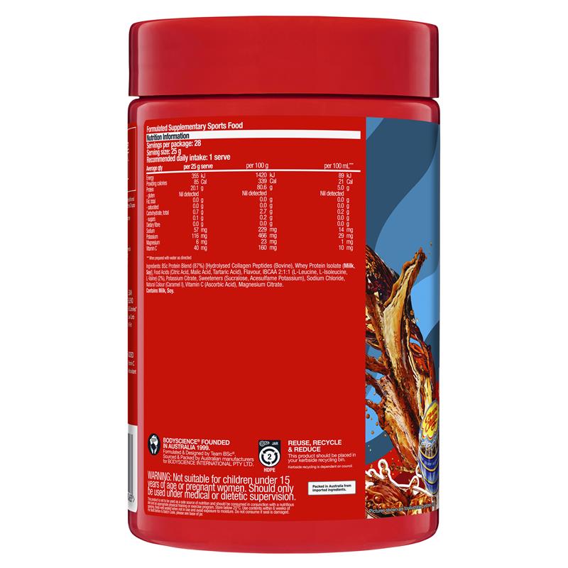 BSc x Chupa Chups Protein Water Cola 700g - Ultimate Protein Hydration