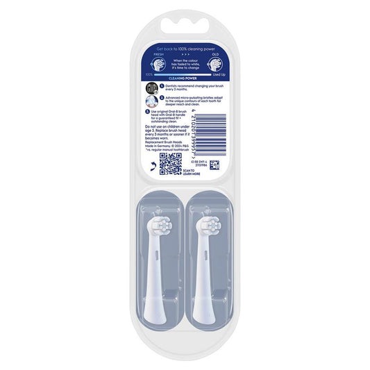 Oral-B iO Clean & Gum Protect Brush Head Refills - White, 4 Pack – view 2
