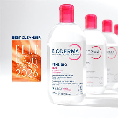 Bioderma Sensibio H2O Soothing Micellar Water Cleanser 100ml - Gentle Cleansing for Sensitive Skin