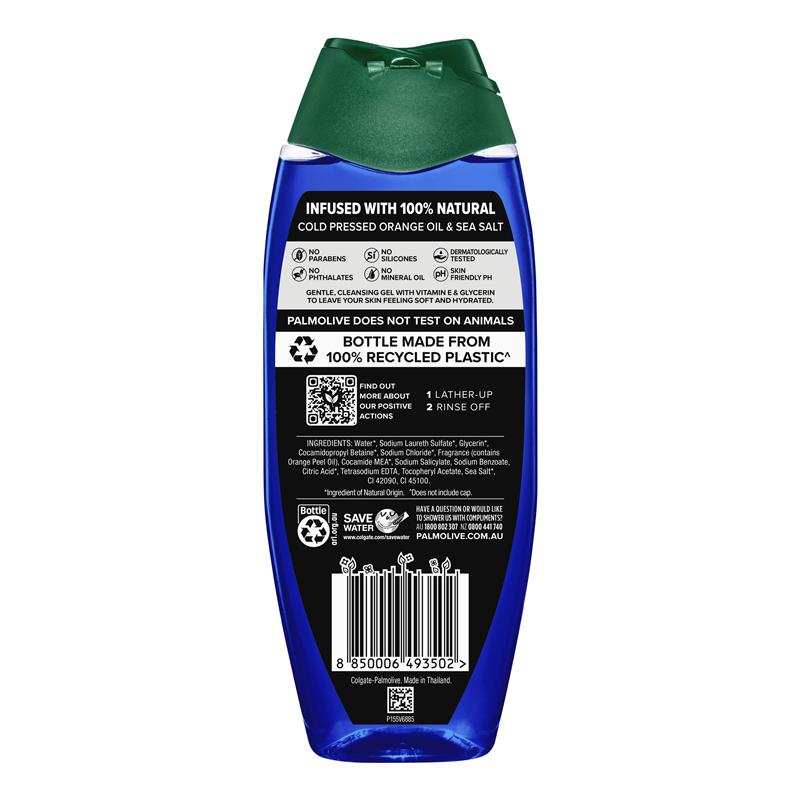 Palmolive Men’s Active Vegan Body Wash with Sea Minerals, 500ml