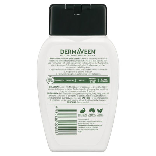 DermaVeen Sensitive Relief Eczema Lotion 250mL-Auzzi Store