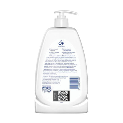QV Gentle Wash 1kg - Soap-Free Moisturizing Cleanser for Dry & Sensitive Skin