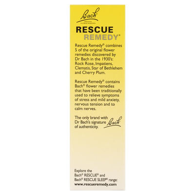 Bach Rescue Remedy 20ml Liquid - Natural Stress Relief