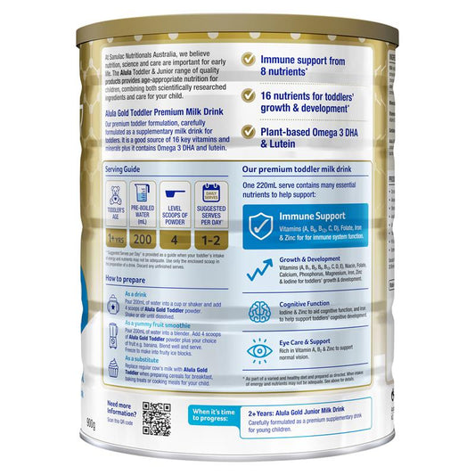 Alula Gold Stage 3 Toddler Milk Drink 1 Year+ - 900g - Auzzi Store