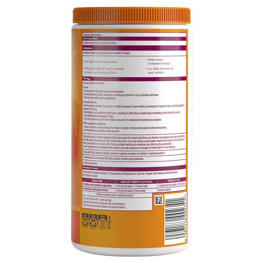 Metamucil Daily Fibre Supplement Smooth Orange - 114 Doses (673g)-Auzzi Store