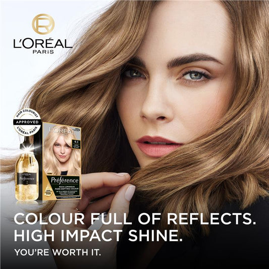 L'Oreal Paris Preference Oslo 9.1 Viking Light Ash Blonde - Permanent Hair Color-Auzzi Store