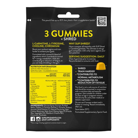 SUP Shred Gummies Citrus Rush - 35 Count-Auzzi Store