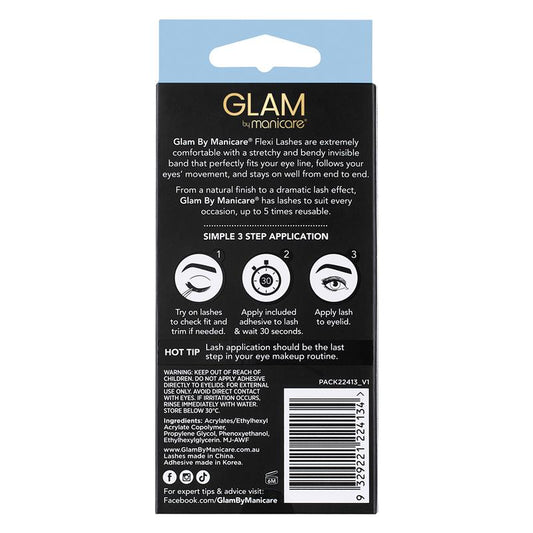 Glam By Manicare Emery Flexi Lashes Natural - 1 Pair – view 2