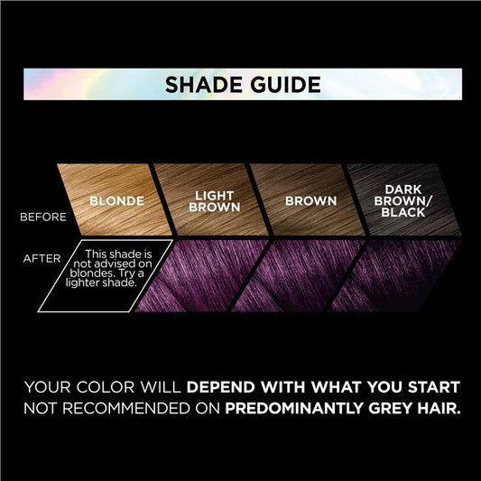 L'Oreal Paris Preference Vivids Permanent Hair Colour 3.161 Pigalle (Magnetic Plum) - Bold & Luminous – view 2