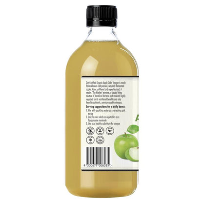 Barnes Naturals Certified Organic Apple Cider Vinegar with Mother – 1L