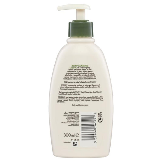 Aveeno Daily Moisturising Creamy Oil Almond Scent Body Lotion - 300ml – view 2