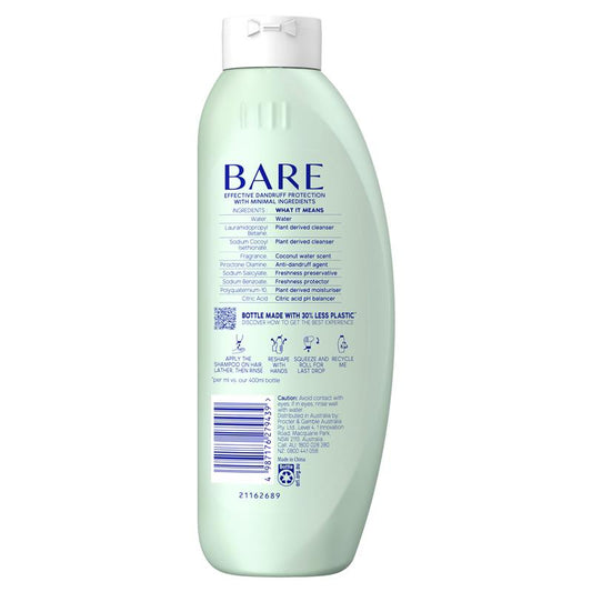 Head & Shoulders BARE Pure Clean Anti-Dandruff Shampoo 400ml