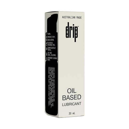 Drip 30ml Organic Oil-Based Lubricant – Natural, Glycerin-Free, Skin Safe
