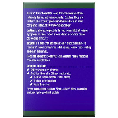 Nature's Own Complete Sleep Advanced 30 Tablets - Natural Sleep Support