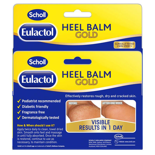 Scholl Eulactol Heel Balm Gold Twin Pack 2x120ml – 25% Urea, Fast Absorption – view 2