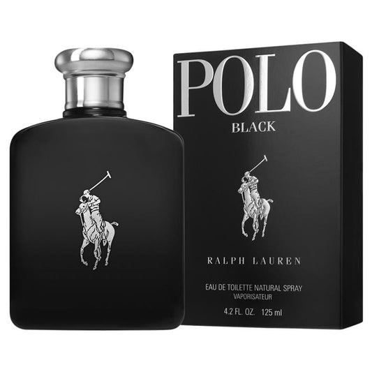 Ralph Lauren Polo Black for Men Eau de Toilette 125ml - Auzzistore