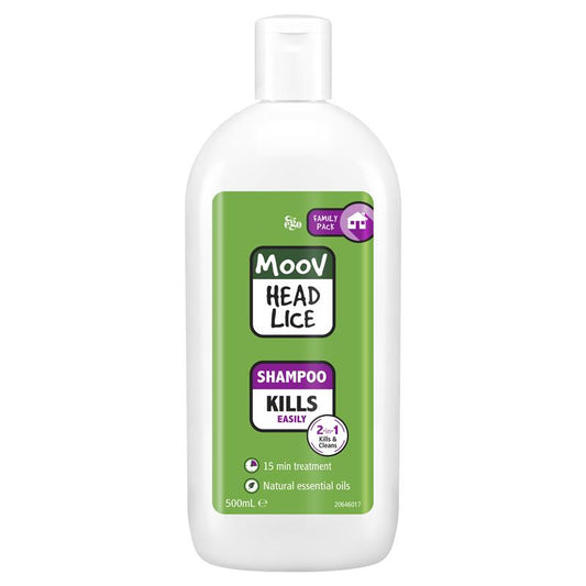 Moov Head Lice Shampoo - 500mL for Effective Lice Treatment-Auzzi Store
